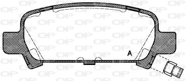 OPEN PARTS Jarrupala, levyjarru BPA0729.02